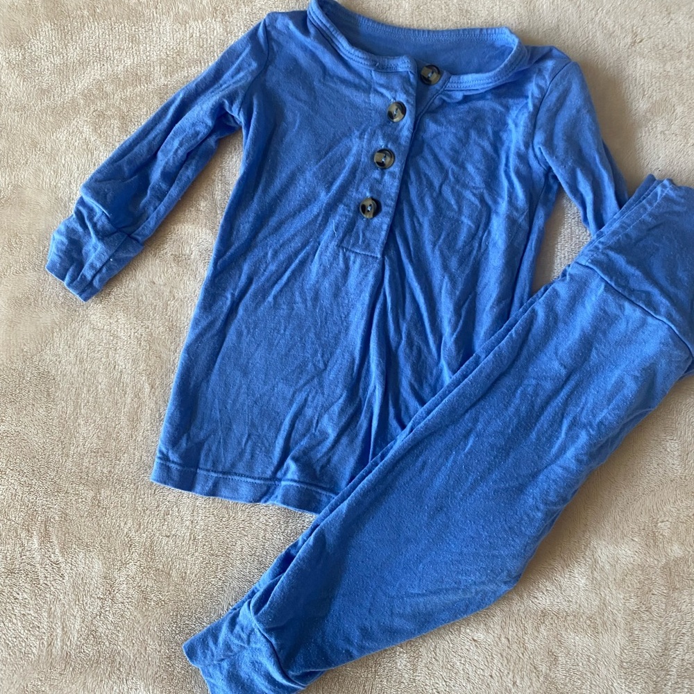 Lou Lou Co Top Bottom Set - Perry (blue)